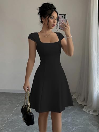 Image of GRECIILOOKS Women's One Piece Dress - Stylish Midi Party Dress for Women | Summer Casual Wear for Events, Date & Evening Look