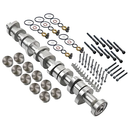 Niceke Jeu d'arbres à cames + 10 × Poussoirs hydrauliques 038109309A 070109101Q 2.5 R5 TDI Compatible avec BNZ BPC BPD BPE - Image 5