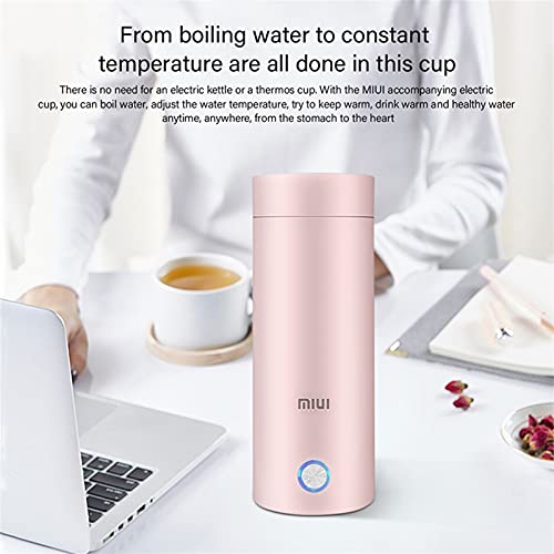 Hervidor eléctrico portátil 400 ml acero inoxidable miniatura 3