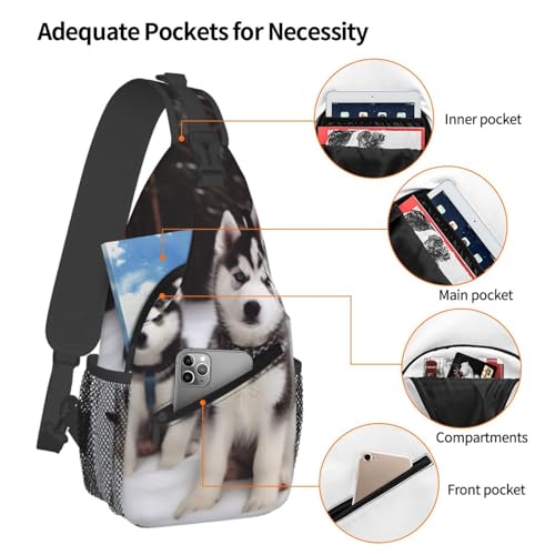 Bolso Bandolera Cross Chest Bag para Hombre y Mujer miniatura 4