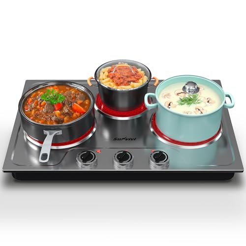 Sunvivi Triple Burner Electric Stove
