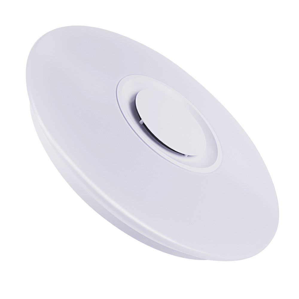 36W Ø50cm LED Plafonnier avec Bluetooth et Télécommande | APP Contrôle, Musique, 3000K-6500K Éclairage, RGB, Dimmable, pour Chambre, Chambre d'Enfants, Salon (Certification CE)