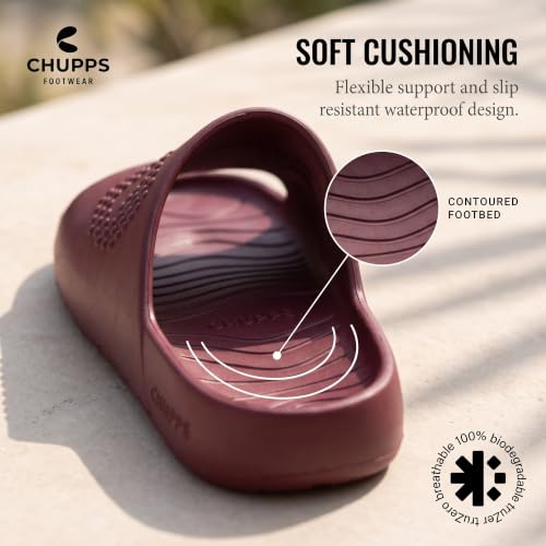 Image of CHUPPS Chupster Men's Orthopedic Slippers | Soft Cushioned Footbed | Lightweight Flip Flops | Anti-Skid Sole | Comfortable Daily Wear Chappals