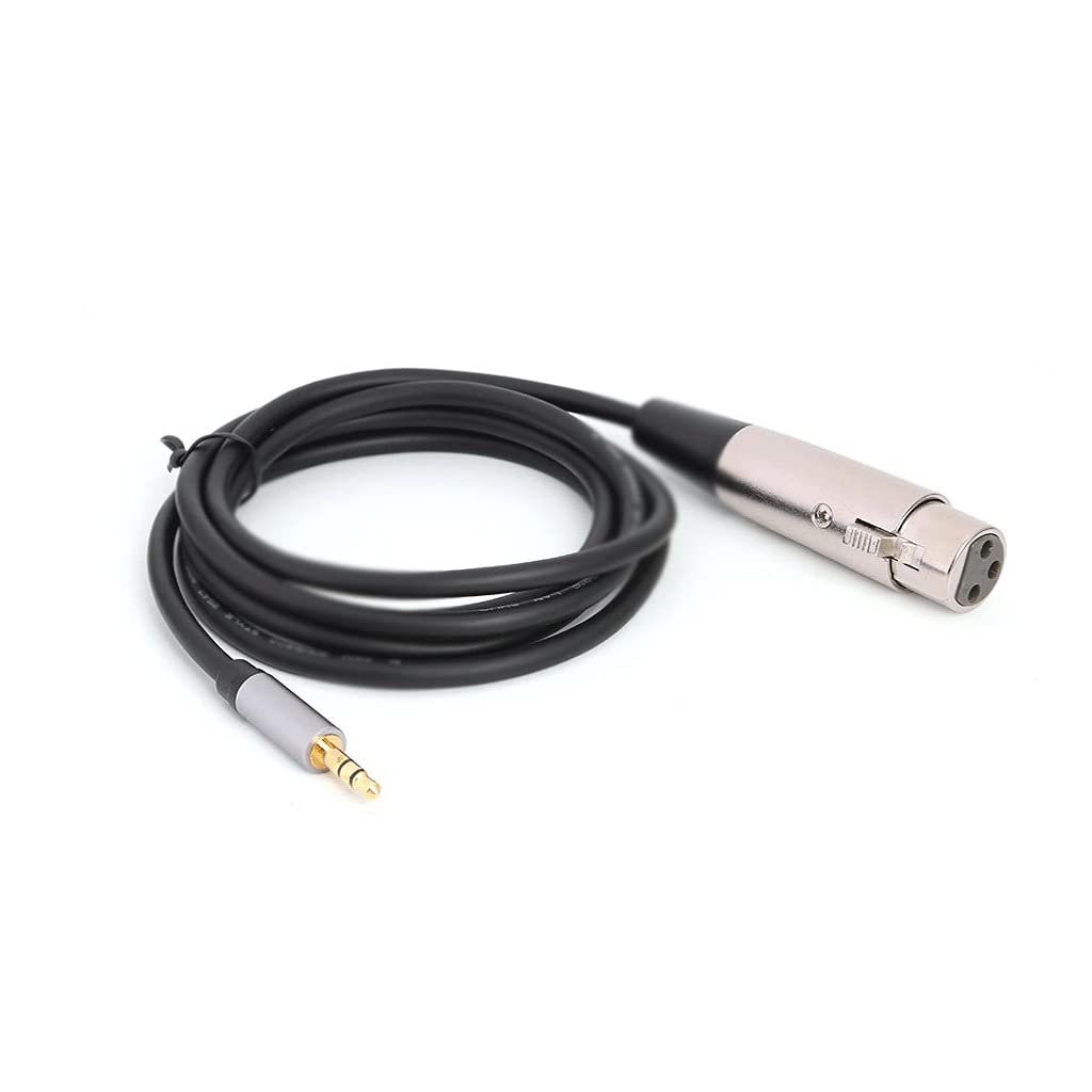 YUTR 3-pin Female to 3.5mm 1/8-inch Audio Cable for Smooth Connection with Anti-Corrosion Male Stereo Audio Adapter Extension Cable