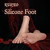 KUICEO Silicone Foot Model Realistic Female Feet Display Jewelry Silicone Female Foot #2