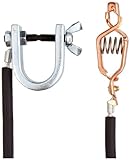 Justrite 08505 3' Long Insulated Ground Wire with ''C'' Clamp and Clip