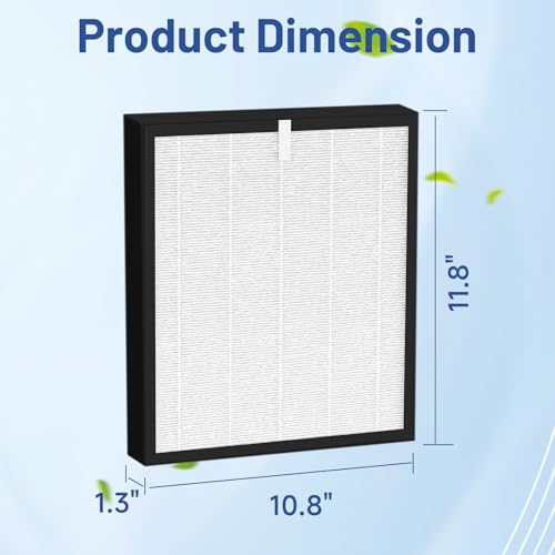 Image of TZ-K2 Replacement Filter Compatible with ToLife Air Puri-Fier Filter TZ-K2-A, 3-in-1 H13 HEPA with Activated Carbon and Pre-Filter, 2 Pack