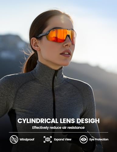 Image of Lamicall 24g Polarized Sports Sunglasses for Men Women - UV400 Protection Sun Glasses for Baseball Running Cycling Fishing