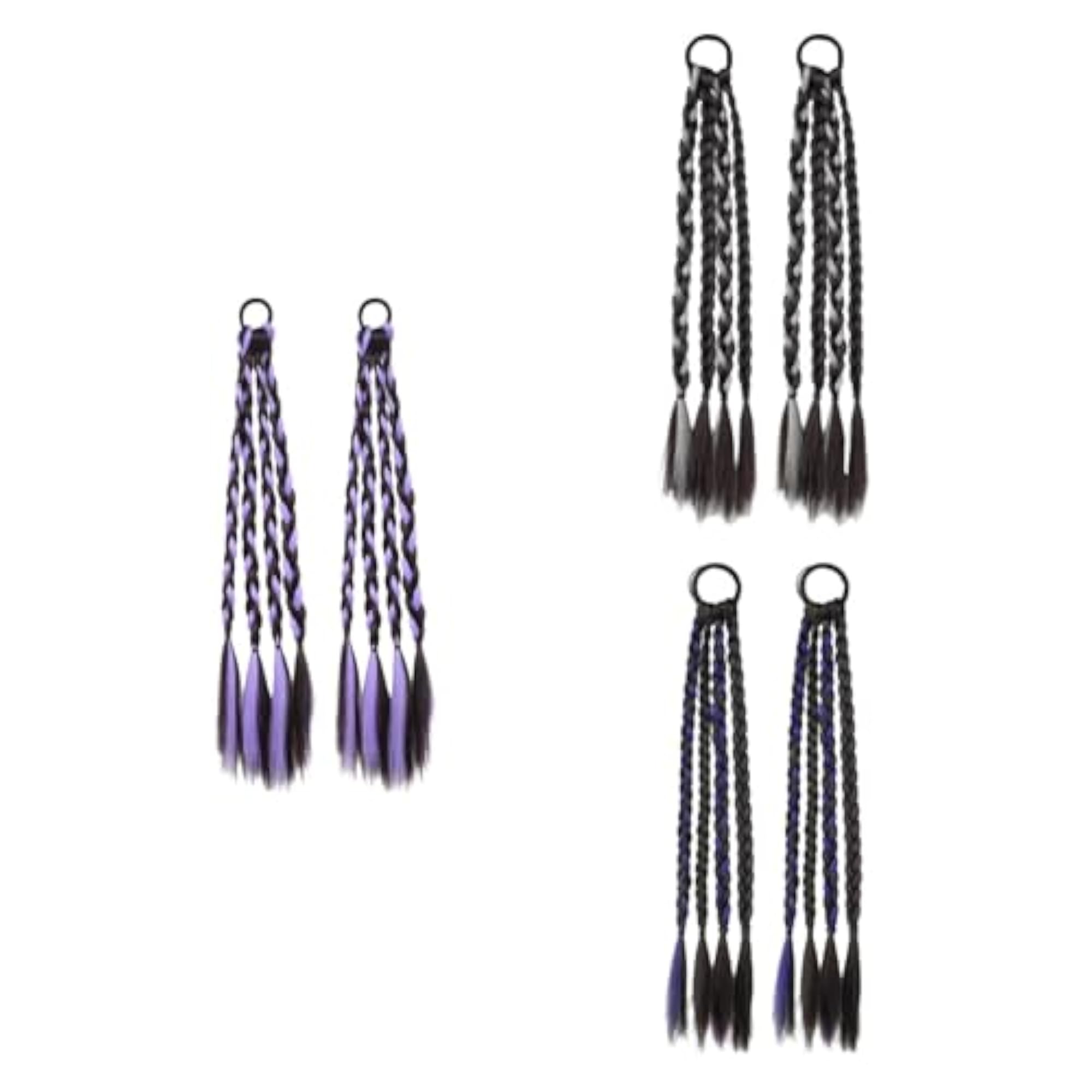 2x Braids Extensions Hair Extensions for Holiday Stage Performance