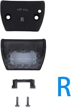 HUYUN Cloud Alpha Hinge Clamps - Replacement Hinge Side Buckles Parts for HyperX Cloud/S/Pro, Cloud 2/Cloud II/Cloud 2 Core/Cloud Core Wireless Gaming Headsets(Right+Left)
