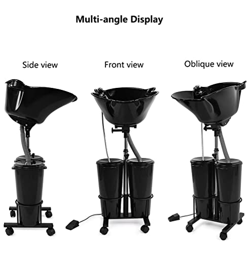 Lavatesta Mobile Portatile,Lavabo per Capelli