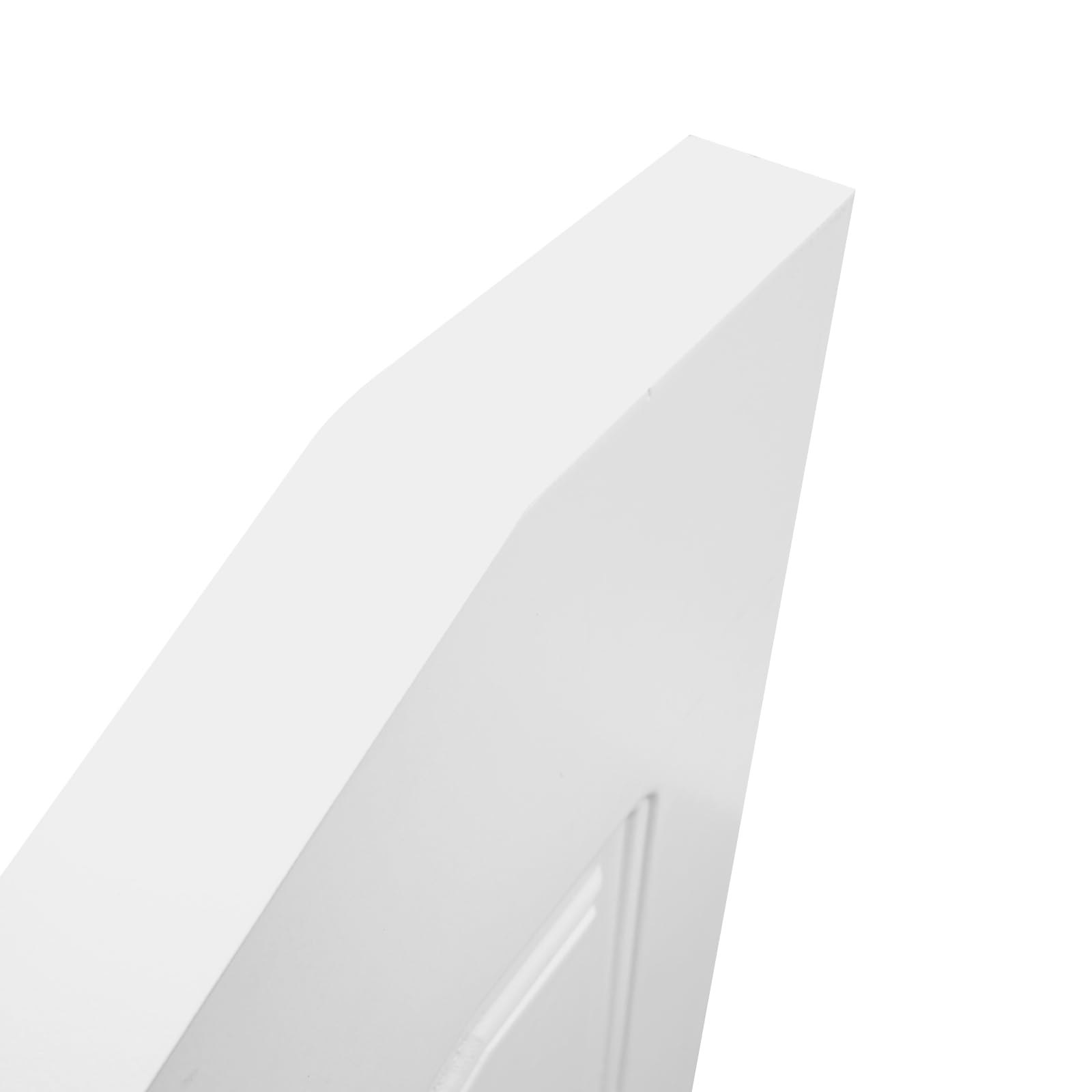Porta a Battente in Legno di Pino Bianca, 2 Ante, 91x106,5cm, Moderna