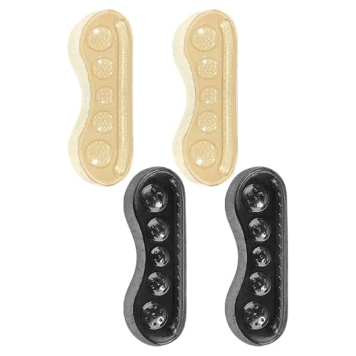 Listado de Medias autoadhesivas para Mujer al mejor precio. 48 KALLORY Almohadillas Antideslizantes para Talón de Mujer, Medias Plantillas Autoadhesivas para Zapatos, Protección contra Rozaduras, 2 Pares (beige y Negro), Ideales para Oficina...