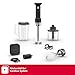 KitchenAid Go Cordless Hand Blender with Accessories - battery included, KHBRV75, Black Matte