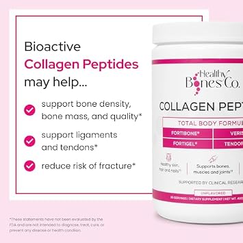 Complete Bone Renewal System Bundle, Collagen Peptides Creatine HMB Electrolytes Annatrol OsteoFrax, Daily Routine for Bone Strength Muscle Function Hydration and Nutrient Support