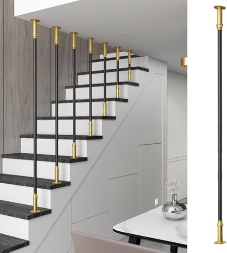 Colonnes d'escalier en métal pour sécuriser les marches glissantes de la maison