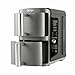 Ninja Double Stack XL Air Fryer, Vertical Double Box Air Fryer with 4 Cooking Levels, 2 Drawers and 2 Shelves, Space Saving, 9.5L Capacity, 6 Cooking Functions, 8 Portions, Grey SL400EU