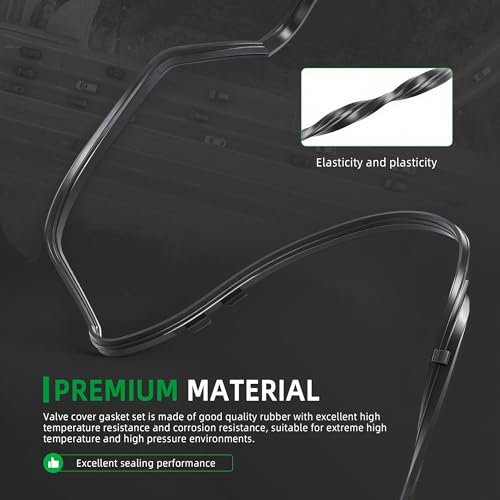 Image of Valve Cover Gasket Set VS50773R for Acura MDX /ZDX /RDX /RL /TL /TSX, for Honda Accord /Crosstour, for Honda Odyssey /Pilot /Ridgeline, 2008-2018, 3.5L /3.7L V6, VS50559 (20PCS)