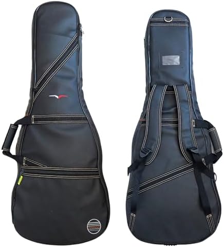 MUSIC EXPERIENCE Capa Bag Guitarra Couro Ecológico Sintético Refo...