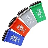 Juguete de cubo de basura para niños: hecho de buen material plástico, seguro y duradero para niños.