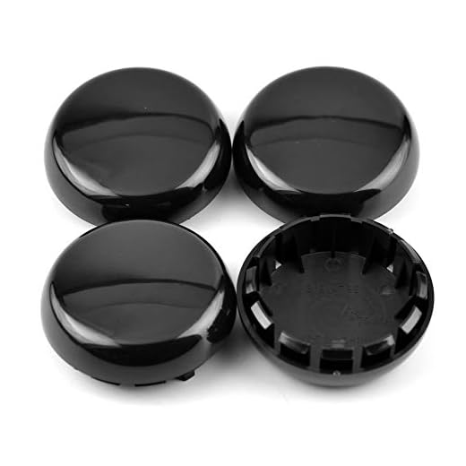 77.5mm 3.05" Wheel Center Caps for Chevy Blazer S10 1995-2004 15661030 15708890 Center Hubcaps | 4 Pack Black Center Cover Replacement
