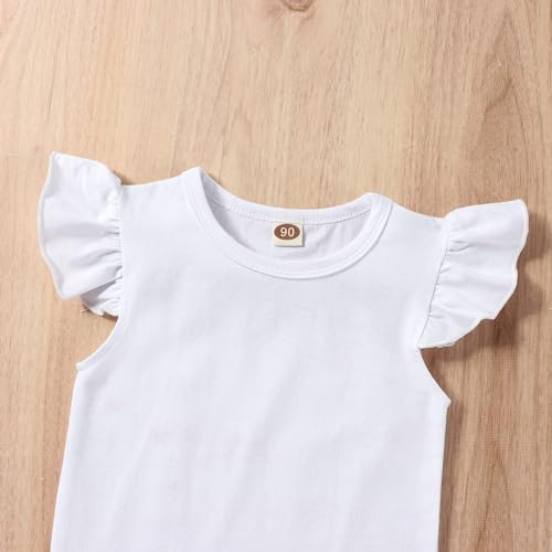 Toddler Kids Baby Girl Outfits Princess Vest Long Sleeve Shirt Top3