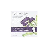 Farmacy Hydrating Coconut Gel Natural Face Mask (Brightening (Purple Broccoli), Single Pack)