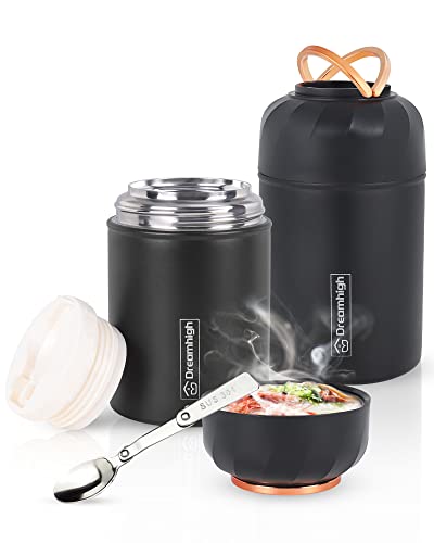 Dreamhigh® Thermobehälter für Essen 550 ml, Edelstahl Thermobecher mit...