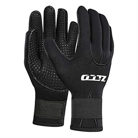 WYYHAA 5Mm Neoprene Diving Gloves Anti-Slip Warm Scuba Gloves Wetsuit Gloves with Adjustable Strap for Scuba-Diving Surfing Kayaking ,M Cover