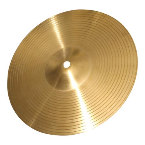 NULYLU Drum Set Cymbals Replacement Metal Drum Cymbal Jazz Practice Crash Cymbal 6 Diameter