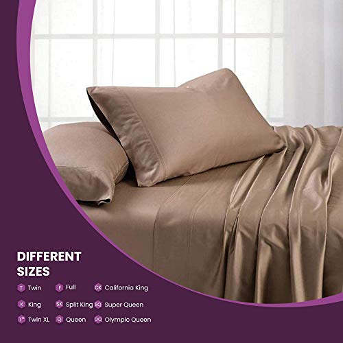 Draps coton 300 fils Superior 96x190 gris clair douceur hôtelière