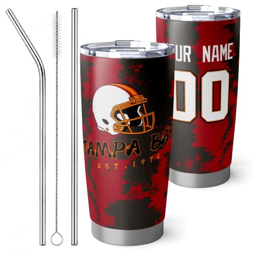 Image of ANTKING Tampa Tumbler 20oz Travel Mug Custom Number Name Gifts