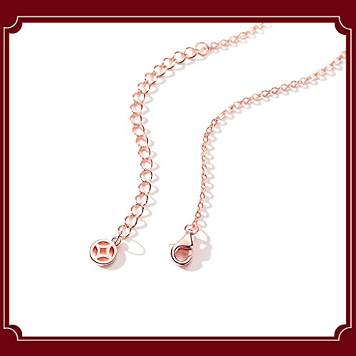 Collier de luxe lumineux pour femme avec pendentif porte-bonheur élégant
