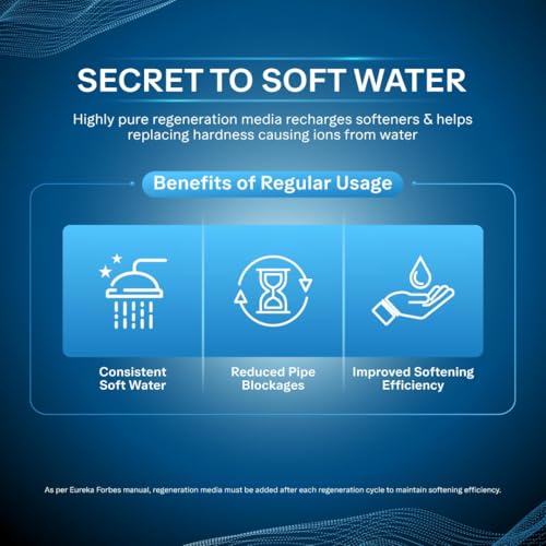 Image of Aquaguard Water Softener Regeneration Media Salt (10 Kg) | 5-IN-1 BENEFIT | CERTIFIED DUST FREE 99.9% PURE