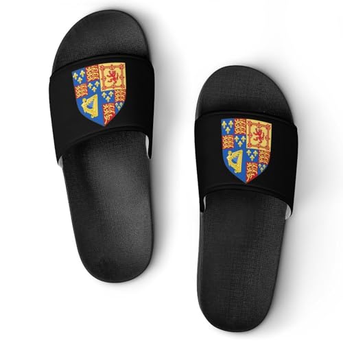 Royal Arms of England House Sandals Non-Slip Bathroom Slippers Beach Summer Shoes for Men Women