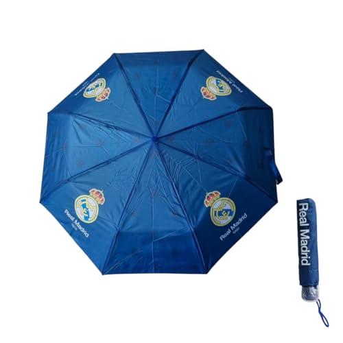 ARDITEX, Paraguas Real Madrid Niño, Paraguas Plegable, Regalo...