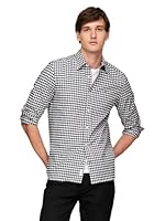 Tommy Hilfiger Men's Classic Oxford Regular Fit Shirt, Dark Sable/Optic White, XX-Large
