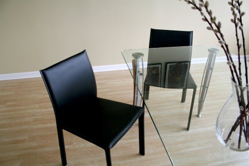 Baxton Studio ALC-1822 Black Dining-Chairs, One Size