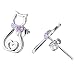 Cat Earrings Sterling Silver Cute Mini Christmas Cat Jewelry For Women Girls