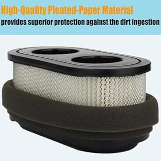 Annolai 136-7806 127-9252 SS5000 Air Filter for Toro TimeCutter SS5000 SW5000 MX5000 74731 74726 74777 74775 74760 74723 74741 74771 74657 50" 42" V-Twin Engine Riding Mower 136-7848 Oil Filter