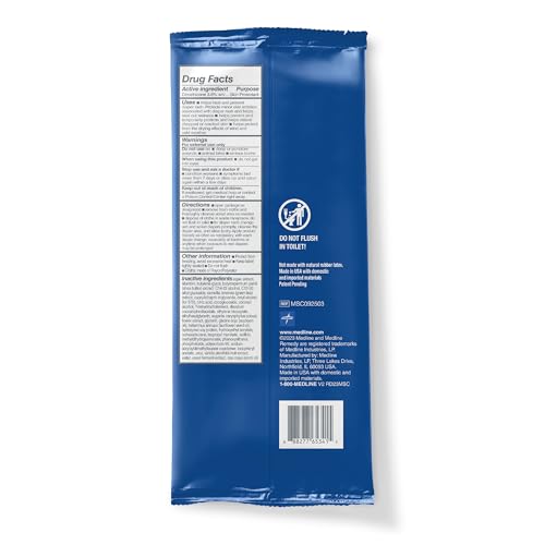Medline Remedy Clinical 3-in-1 Barrier Cream Cloth, 3 count (45 Packs), 8 x 8 in Adult Wet Wipes, Vanilla Scent, Incontinent Care, Dimethicone, Irritated Skin, Soothing, Nourishing, Gentle - Thumbnail 7