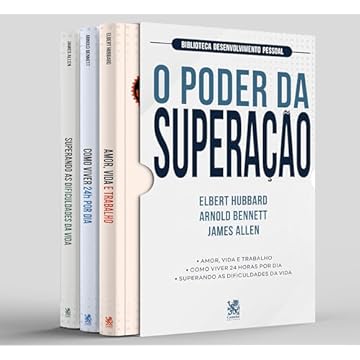 Capa do livro Biblioteca Desenvolvimento Pessoal: O Poder da Superação - Box com 3 Livros