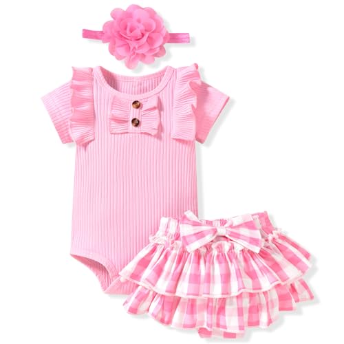 Image of Aalizzwell Newborn Infant Baby Girls Summer Outfit