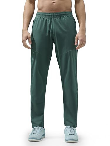 Image of TECHNOSPORT Men's Regular Fit Track Pant with SPF50+, Quick Dry Properties for Running, Gym, Sports and Regular Use
