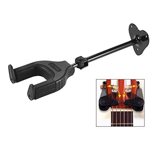 SHUIYUE Support réglable Hook Wall Mount Guitar Hanger Keeper Auto Grip système en Forme de Coeur en métal de Base pour… - Les Beatles, Paul McCartney, John Lennon, RIngo Starr, George Harrison SHUIYUE Support réglable Hook Wall Mount Guitar Hanger Keeper Auto Grip système en Forme de Coeur en métal de Base pour…