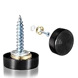 Jiozermi 12 Pcs Mirror Screws, 16mm Copper Cap Cover Nails, Decorative Mirror Nails for or Mirrors,...