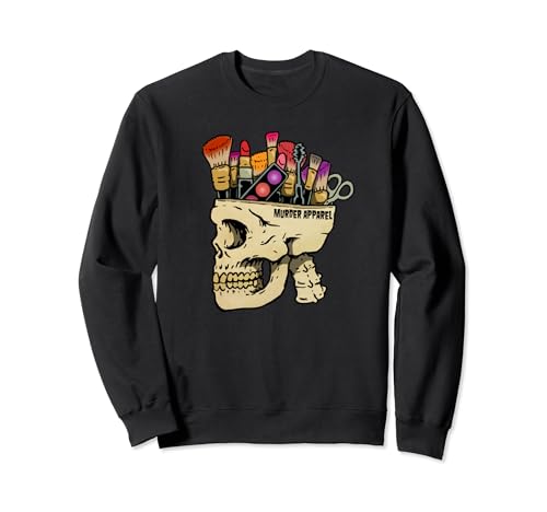 Make Up Addict Skull Gothic Sweatshirt