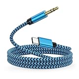 Samsung USB C to 3.5mm Audio Headphone Jack Adapter USB C to Aux Adapter for Samsung Galaxy A16 5G/A36/S25 Edge/A56/S25 Ultra/A15/S24FE/S23,iPhone 16,Pixel 9a,3FT Aux Cord Hi-Fi Car Stereo Audio Cable