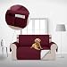 Produktbild Deconovo Sofahusse Abdeckung Hussen für Sofa Schlafzimmer Sofaläufer 116x190 cm Burgund 2-Sitzer