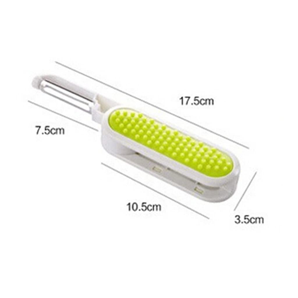 JFDBGU 3 in 1 Vegetable Peeler Fruit Grater Vegetable Washer Multifunctional Vegetable and Fruit Cleaning Tool